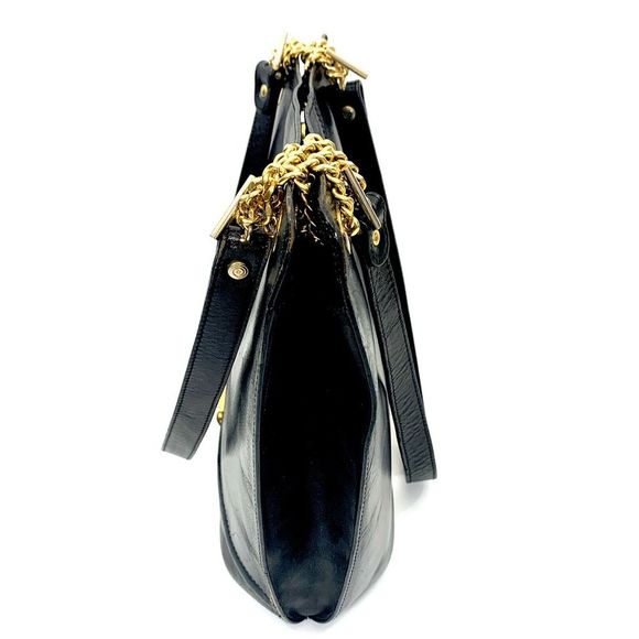 Bally Bags Vintage Bally Gold Chain Satchel Bucket Bag Purse Poshmark